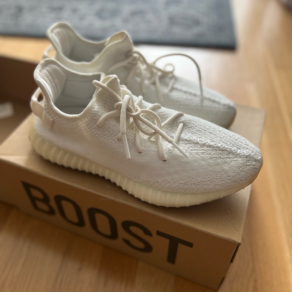Authentic Yeezy Triple White 350